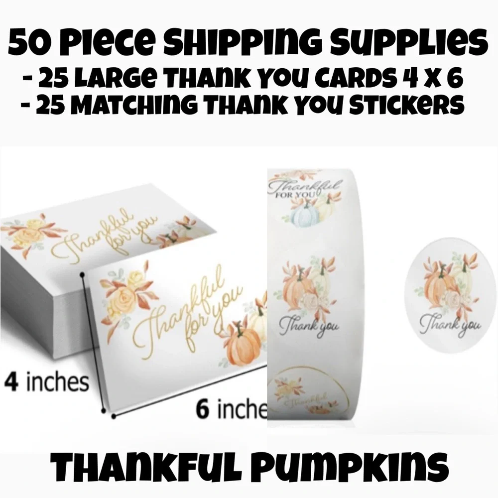 BUY NOW 50 Piece Shipping Bundle Set - Pumpkin